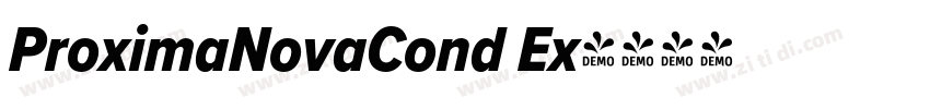 ProximaNovaCond Ex字体转换